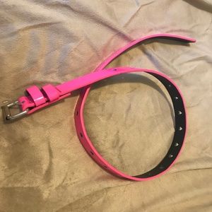 Pink heart belt